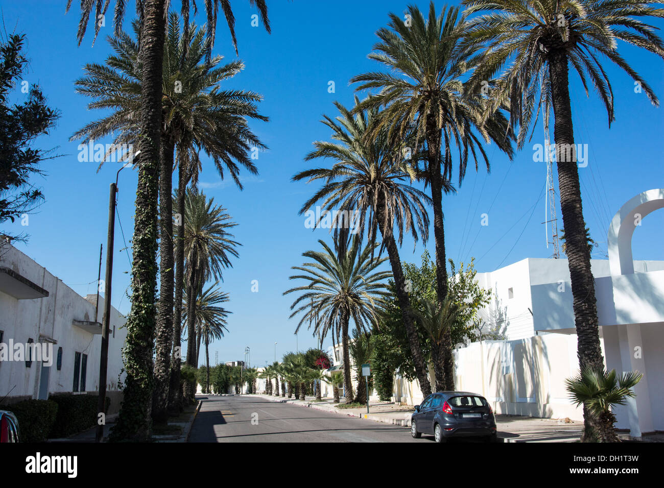 A sunny  day in Mohammedia Morocco Stock Photo