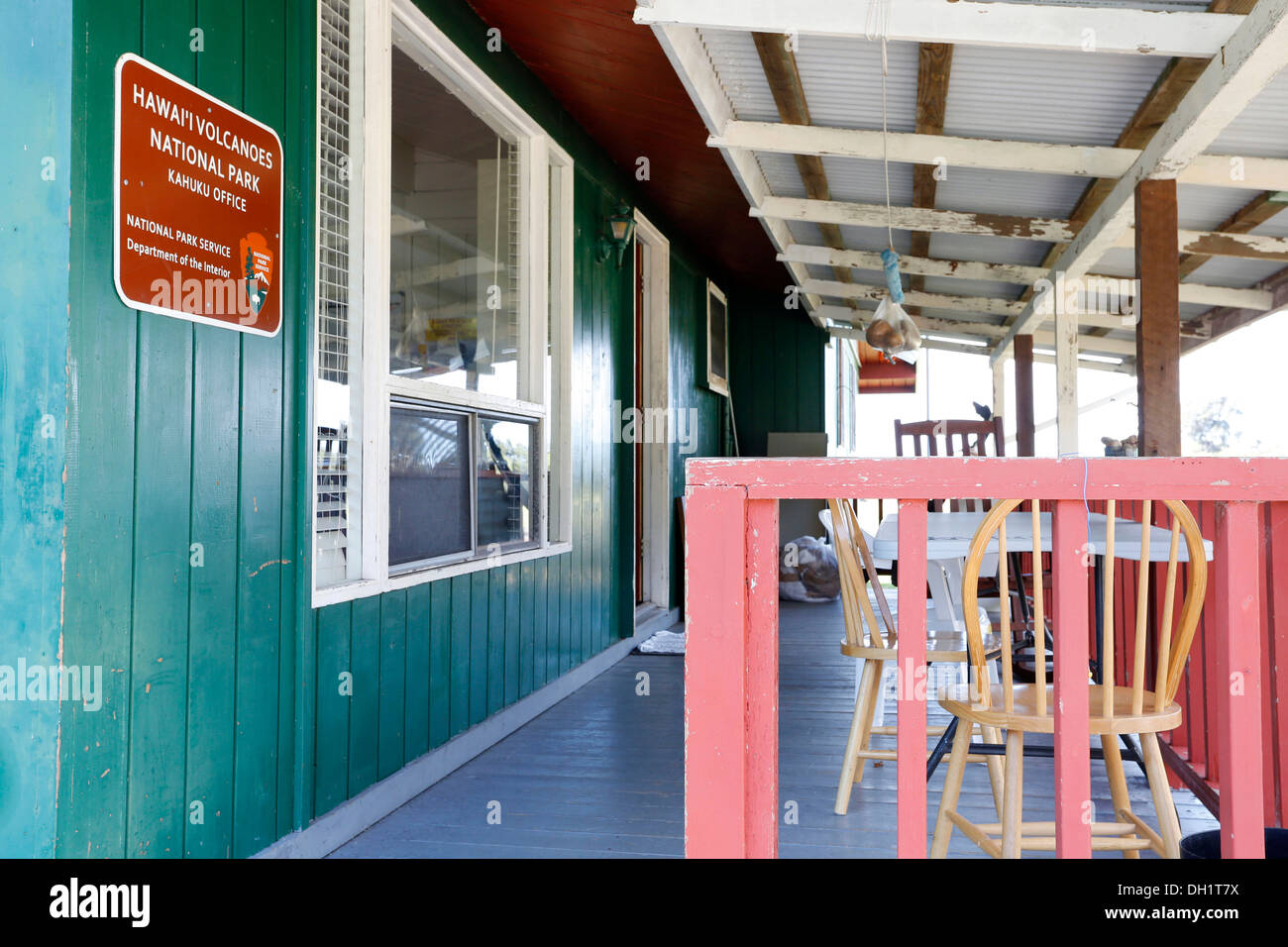 Park building of the new Kahuku Unit of Hawai'i Volcanoes National Park
