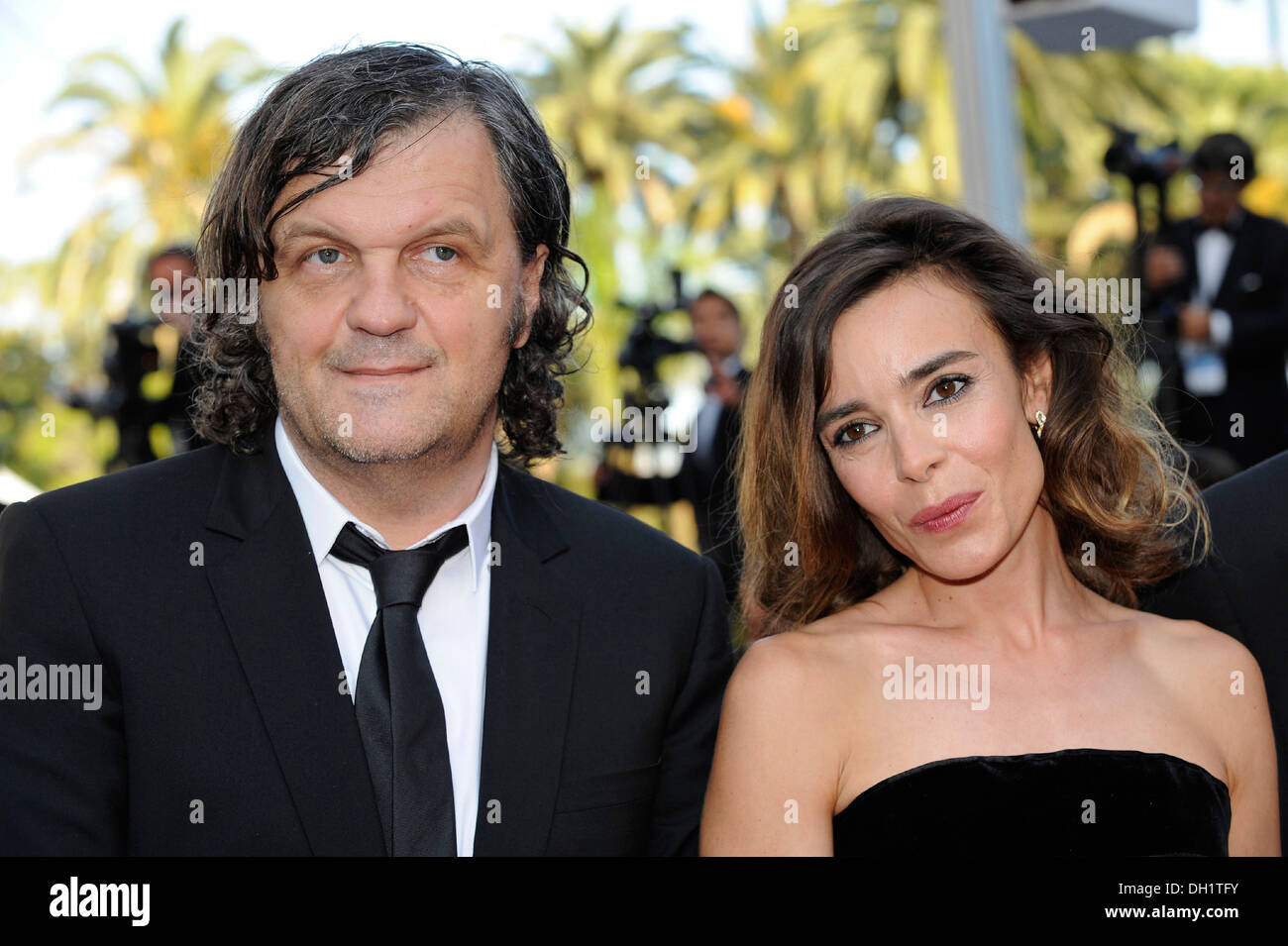 Cannes International Film Festival 2011: Emir Kusturica and Elodie Bouchez (2011/05/21) Stock Photo