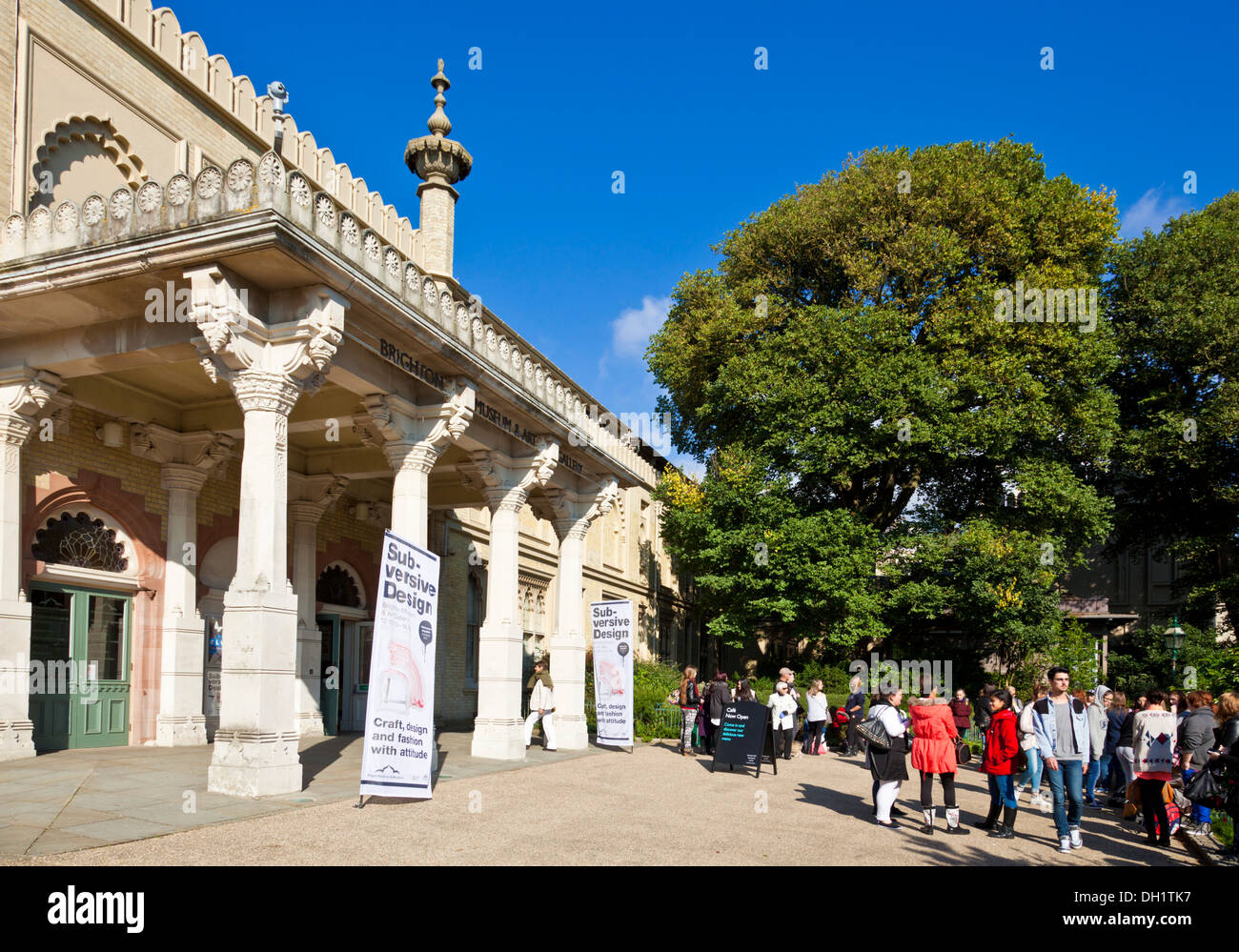Brighton Museum and art Gallery in the Royal Pavilion Gardens Brighton