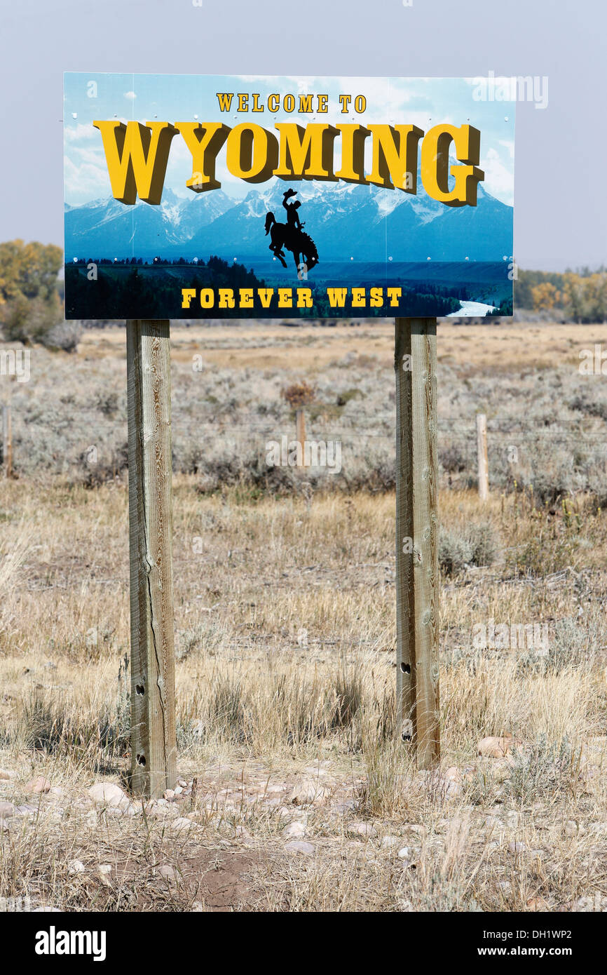 to wyoming sign hires stock photography and images Alamy