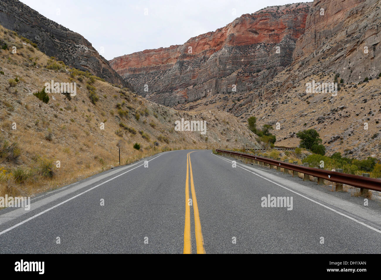 Bighorn Scenic Byway, interesting side road, Wyoming, USA, America Stock Photo