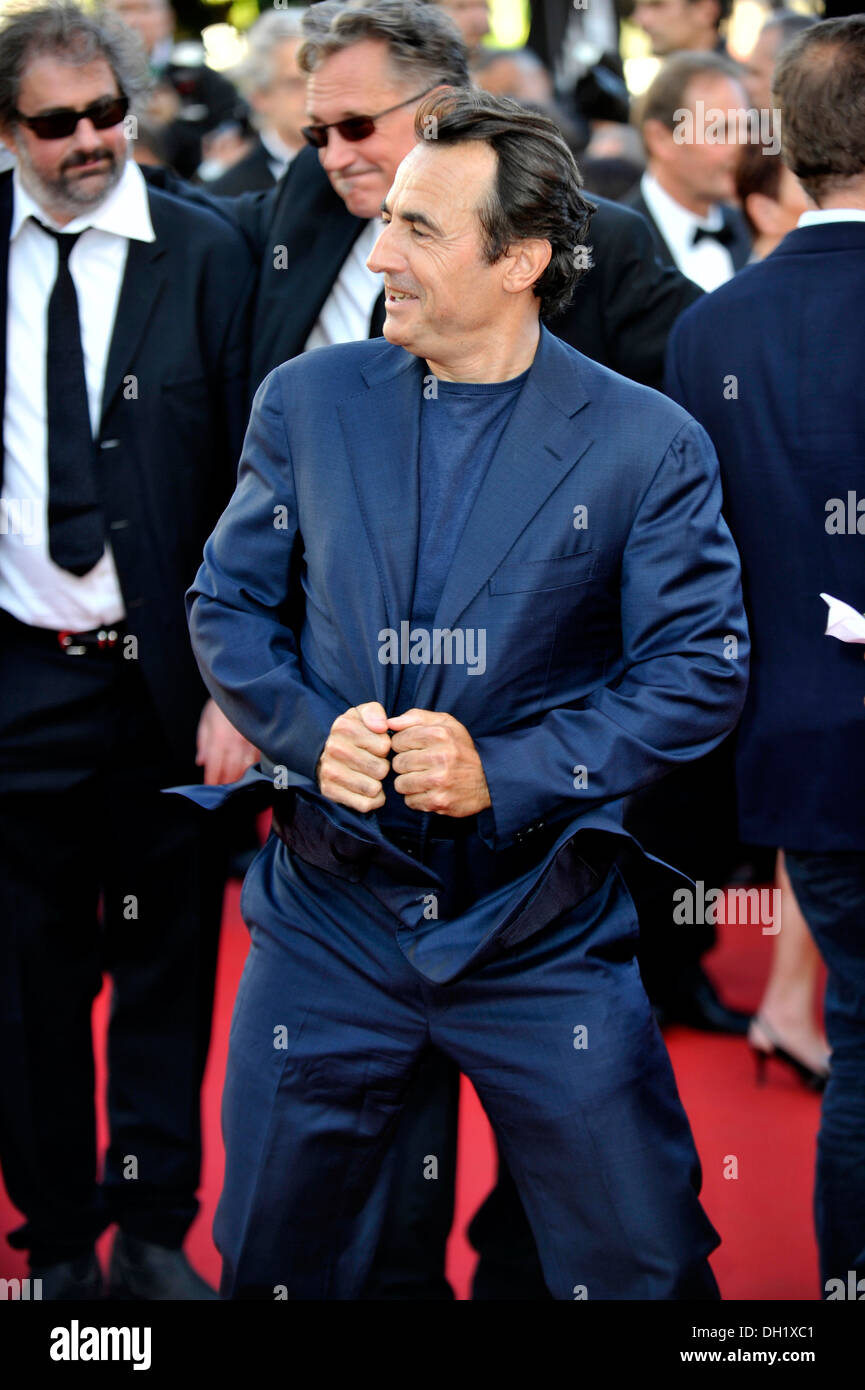 Cannes International Film Festival 2012: Albert Dupontel attendingscreening of Andrew Dominik's film 'Killing them softly' on Stock Photo