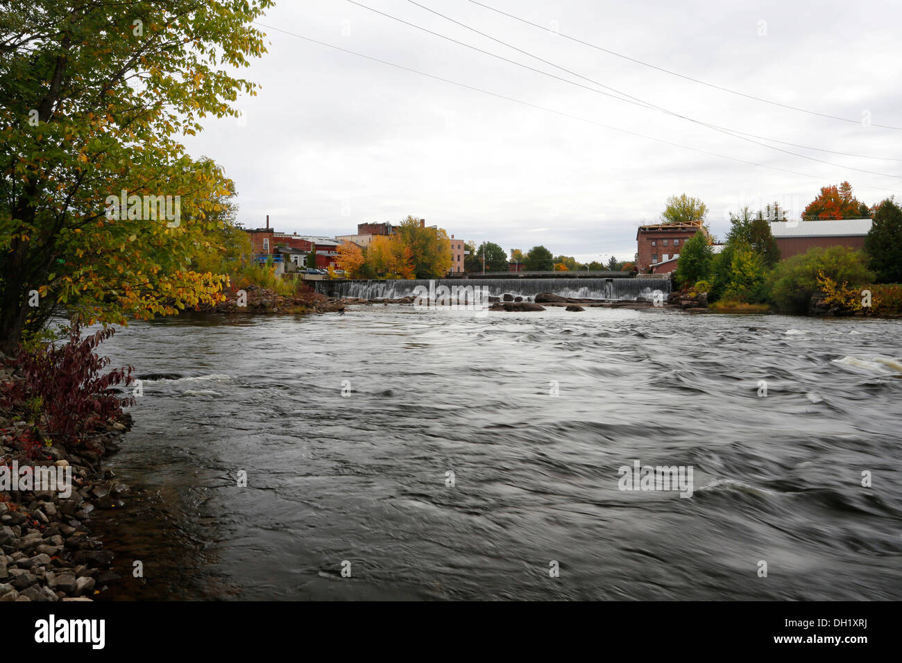 Raquette River Walk in Potsdam, New York, USA Stock Photo Alamy