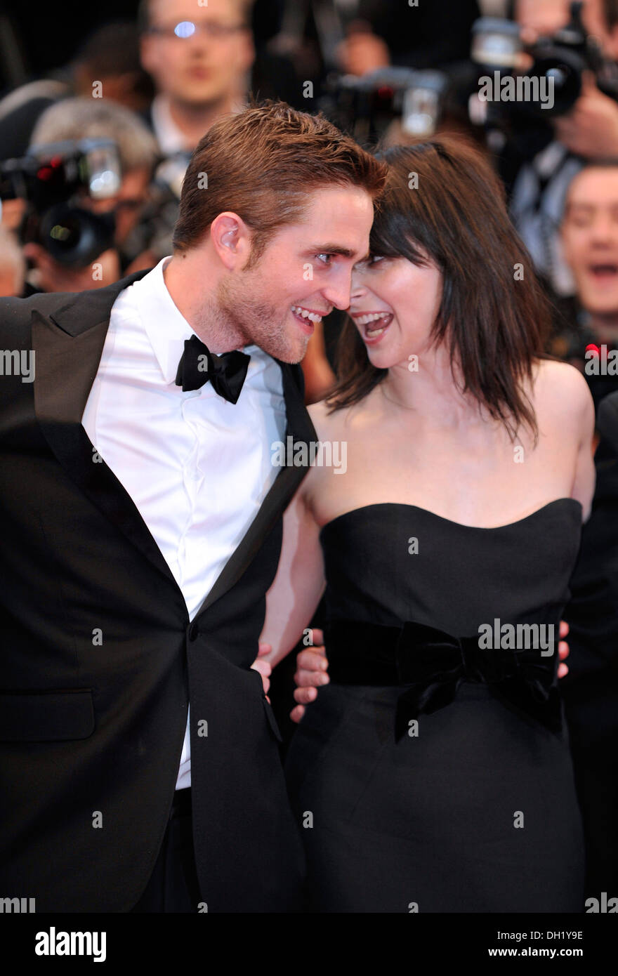 Cannes International Film Festival 2012: Robert Pattinson and Juliette Binoche attendingscreening offilm 'Cosmopolis' on Stock Photo