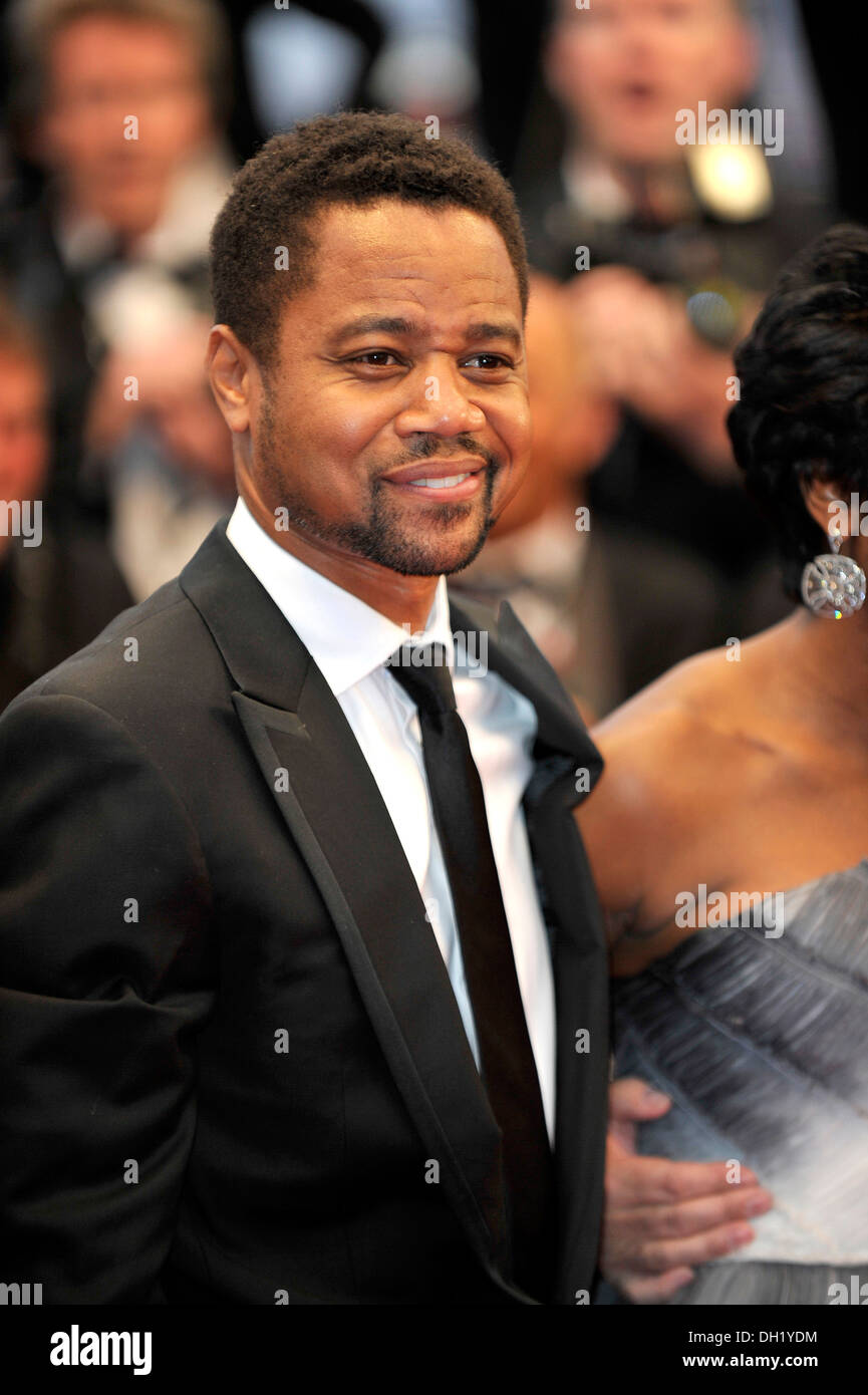 Cannes International Film Festival 2012: Cuba Gooding Jr walking on the famous red carpet on 2012.05.25 Stock Photo