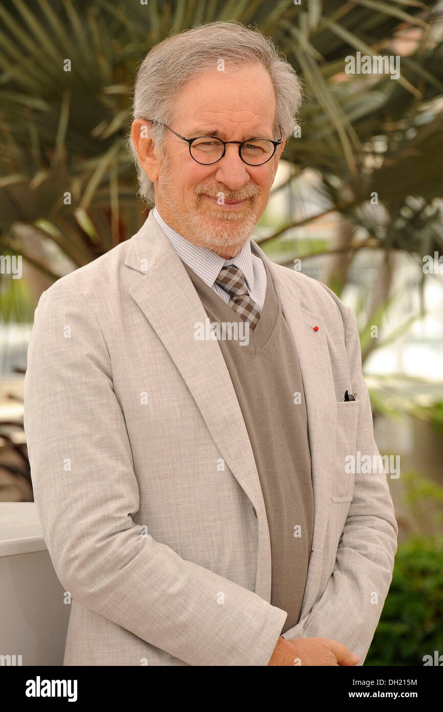 City of Cannes: Steven Spielberg, president of the jury at the 66th Cannes Film Festival, 2013/05/15 Stock Photo