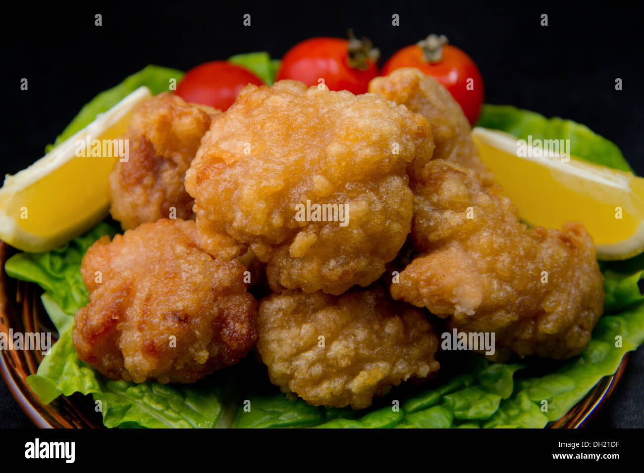 Tatsuta age (Japanese style deep-fried dish) Stock Photo