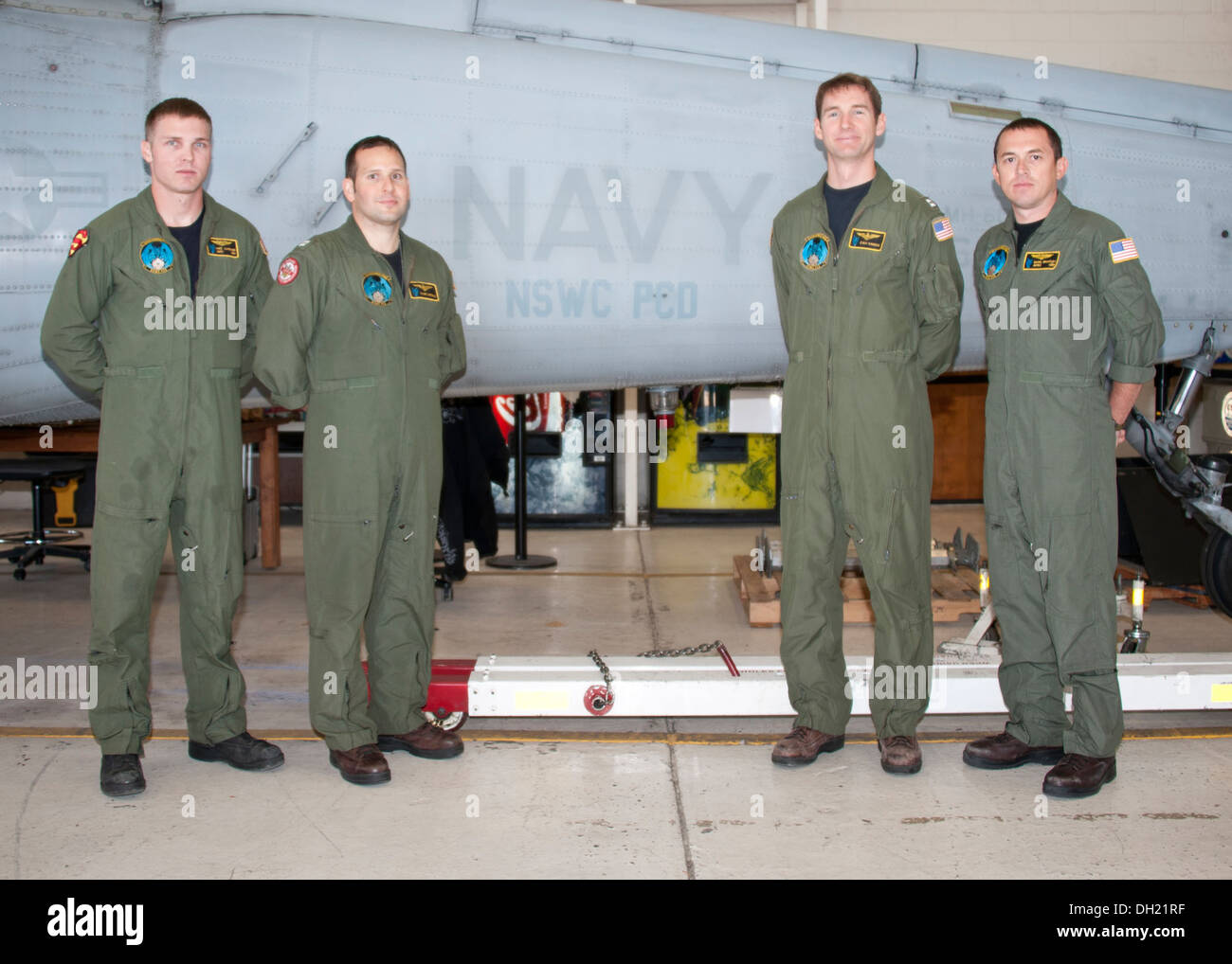 Naval Surface Warfare Center Panama City Division (NSWC PCD) Search and Rescue team is: (from left to right) Petty Officer 1st Class Nathan Gardner; ...