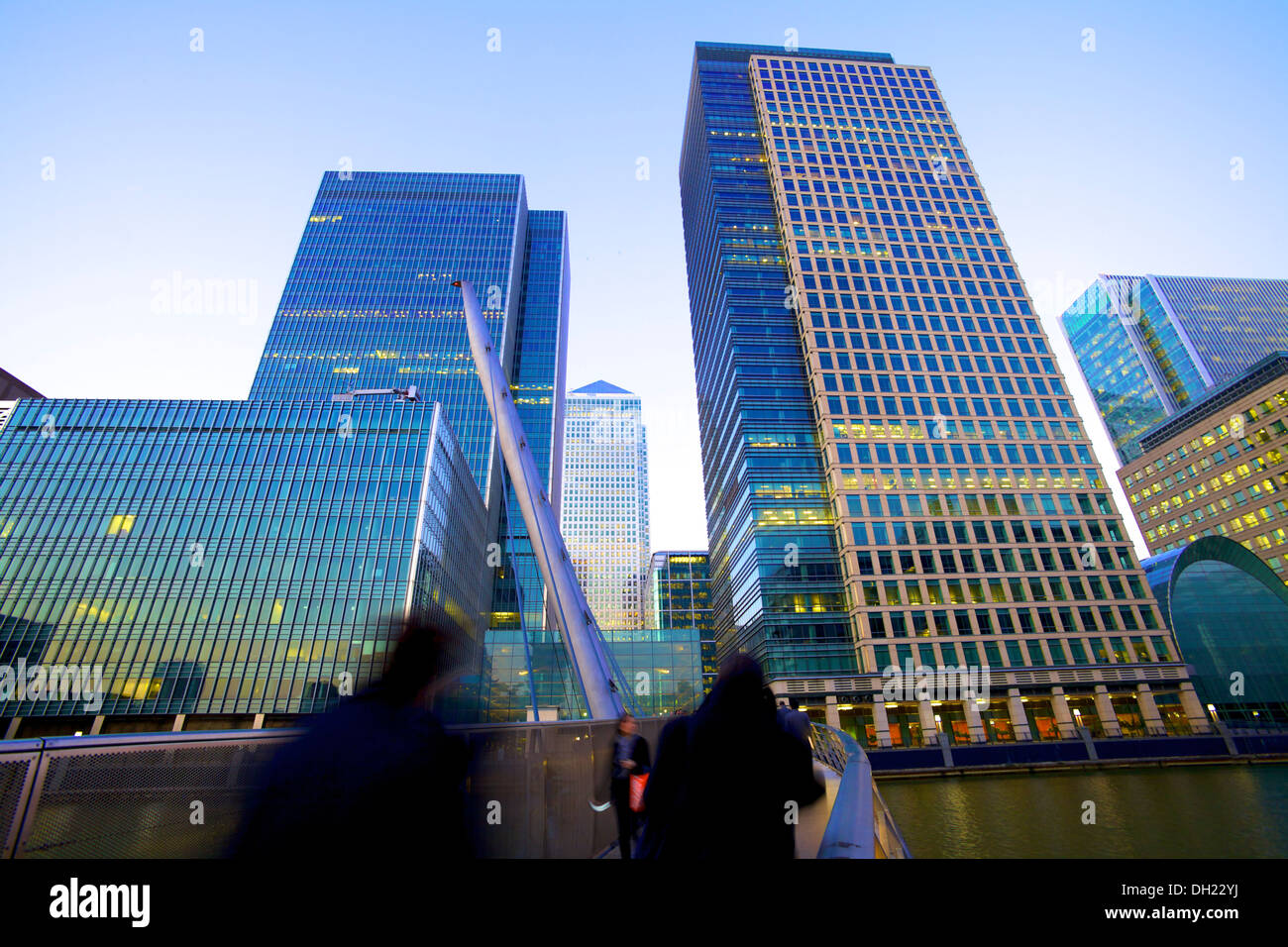 Canary Wharf Office Buildings, London, UK Stock Photo - Alamy