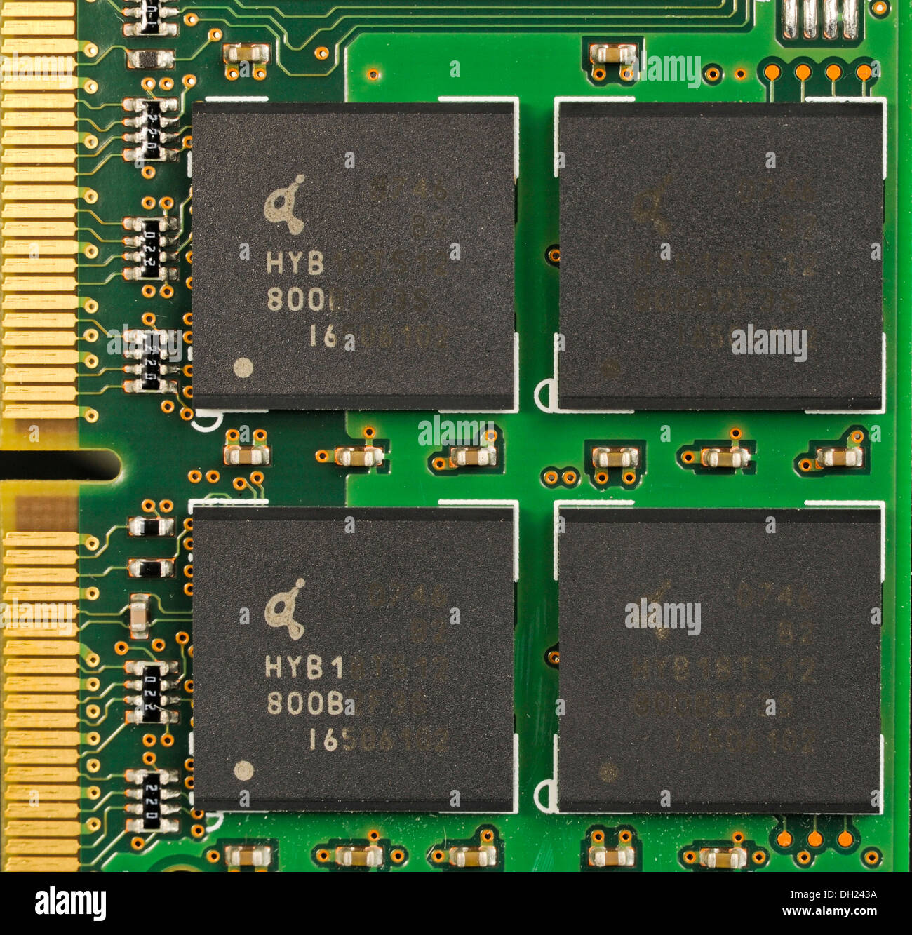 RAM memory, module Stock Photo