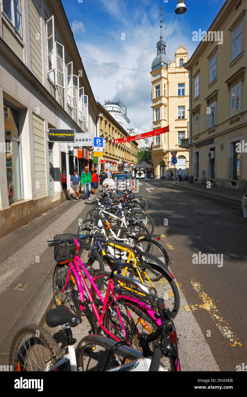 Zagreb Down Town Gajeva Street Stock Photo Alamy