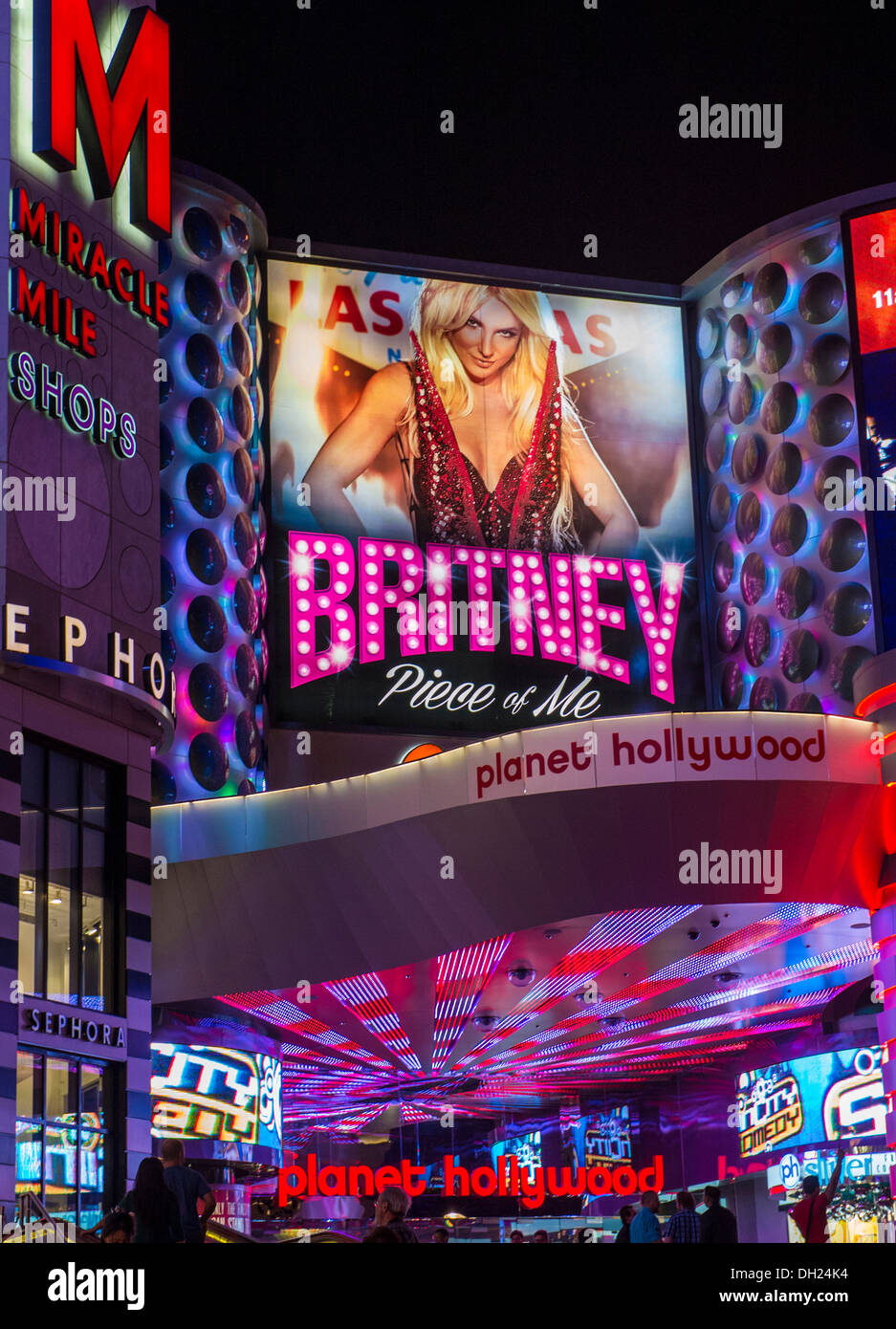 The britney Spears show poster at Planet Hollywood Resort in Las Vegas  Stock Photo - Alamy