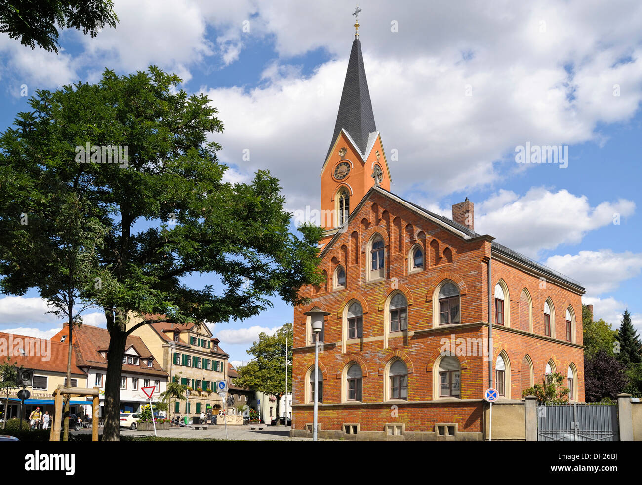 Maria Hilf Church, Wunderburg district, Bamberg, Bavaria Stock Photo