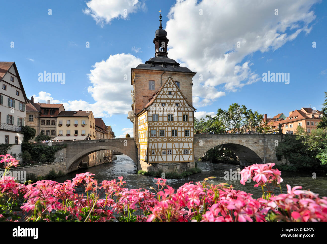 Old Town Hall, UNESCO World Heritage Site, Bamberg, Bavaria Stock Photo