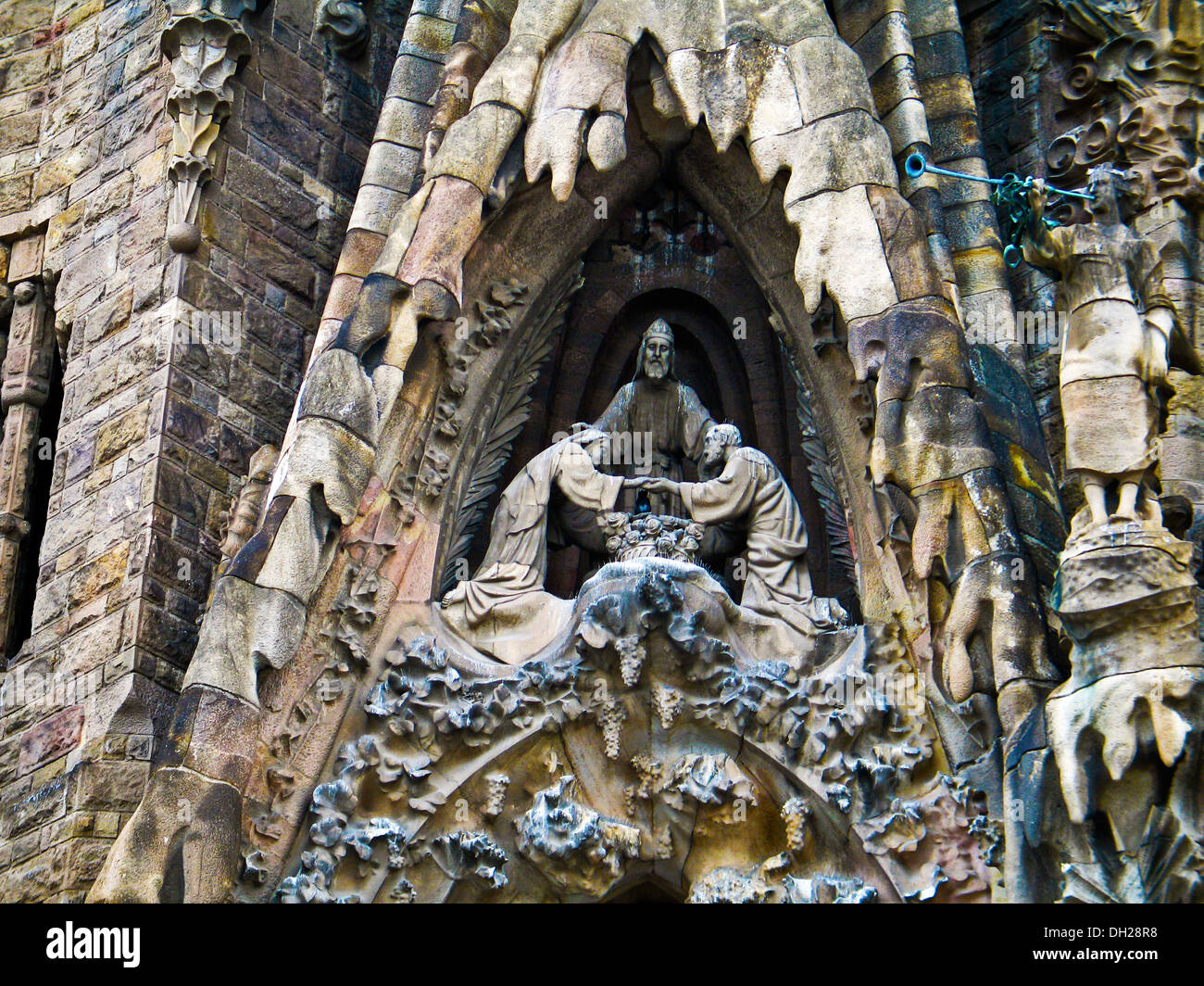 Sagrada Família, Basilica and Expiatory Church of the Holy Family Stock Photo
