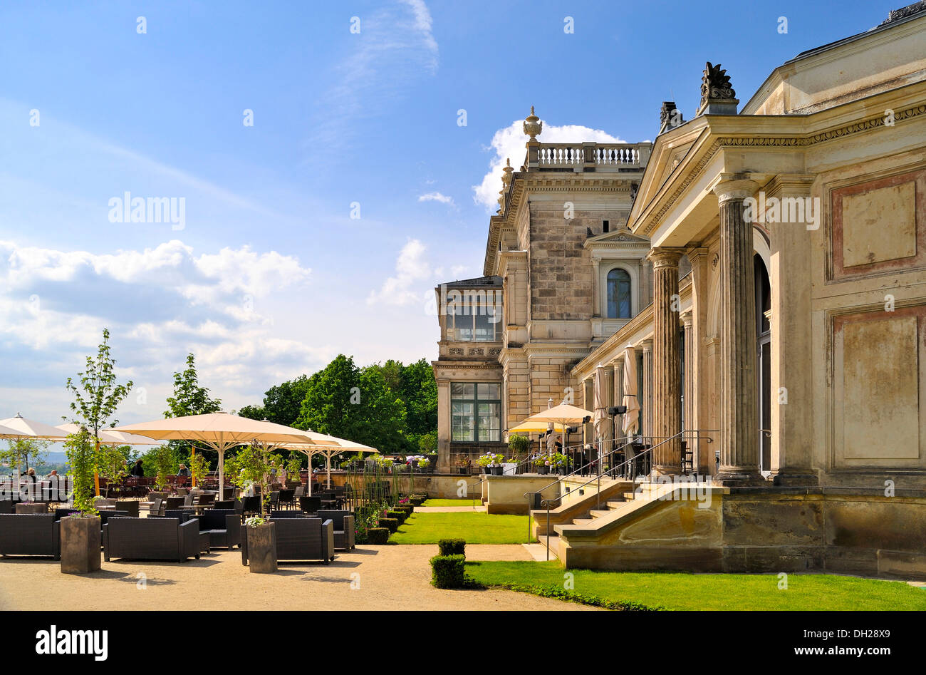 Lingner Terrace at Lingner Palace, Dresden, Sachsen, Dresden, Saxony, Germany Stock Photo