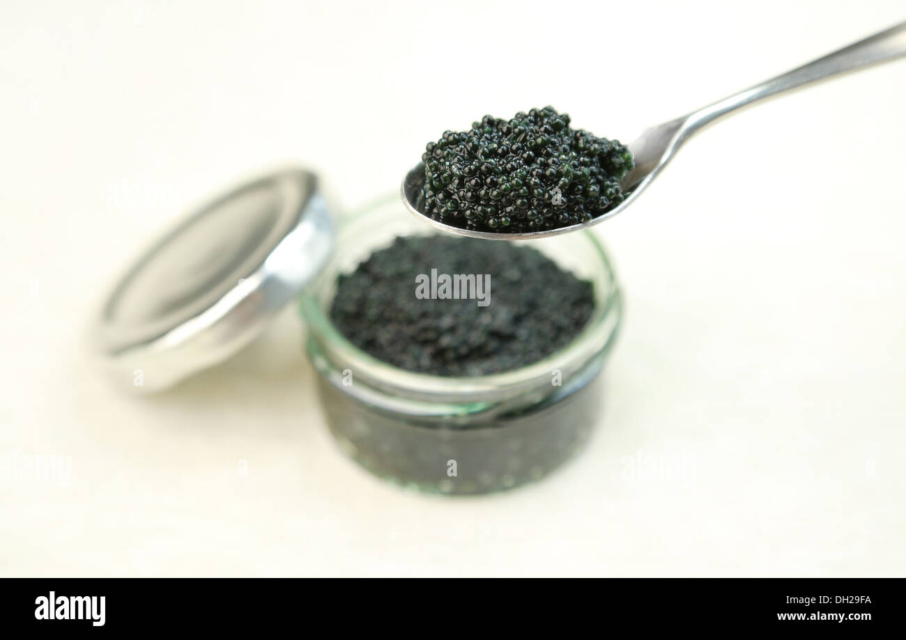 Lumpfish caviar Stock Photo