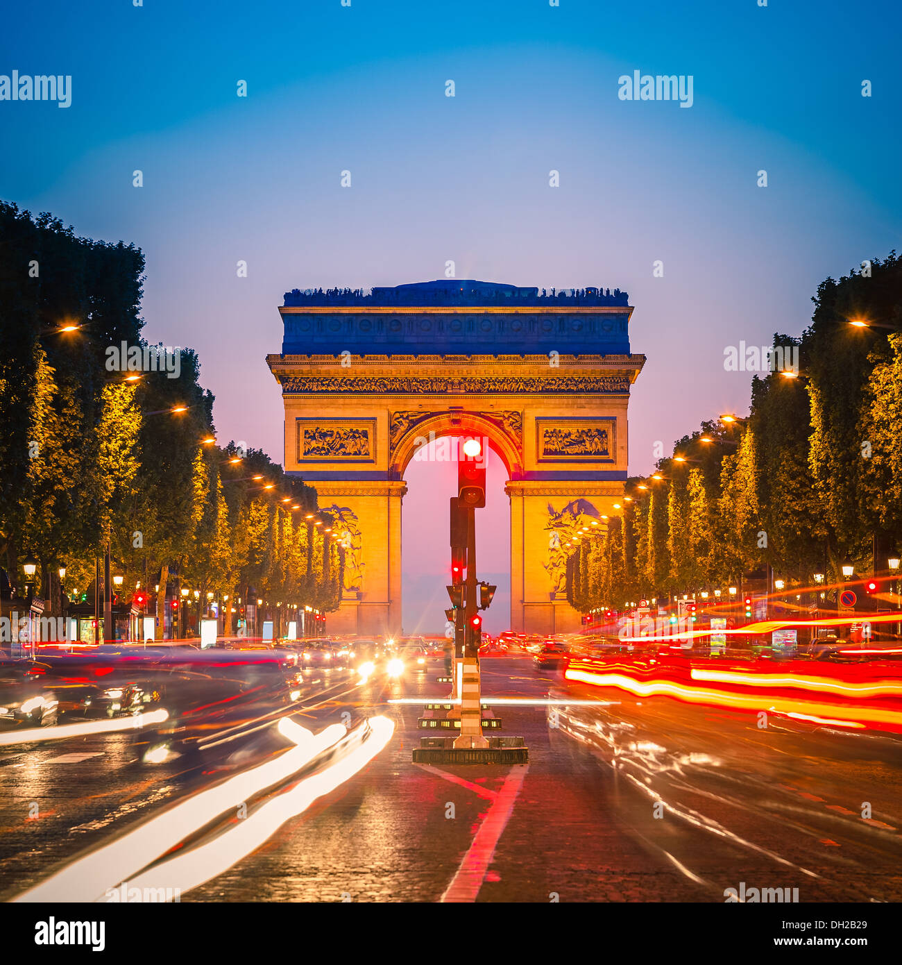 Arc de Triomphe, Paris Stock Photo