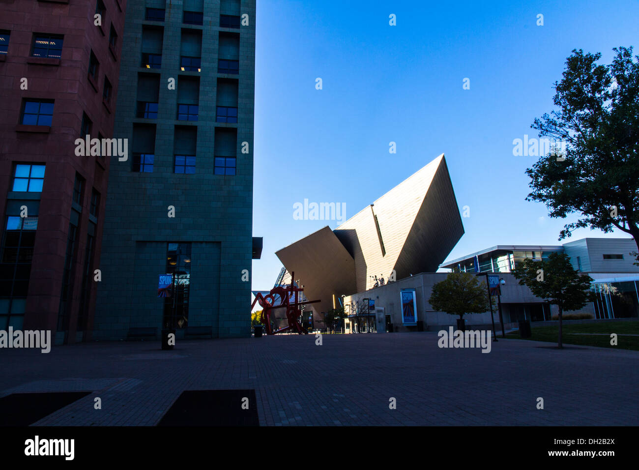 Denver Art Museum front view Stock Photo Alamy