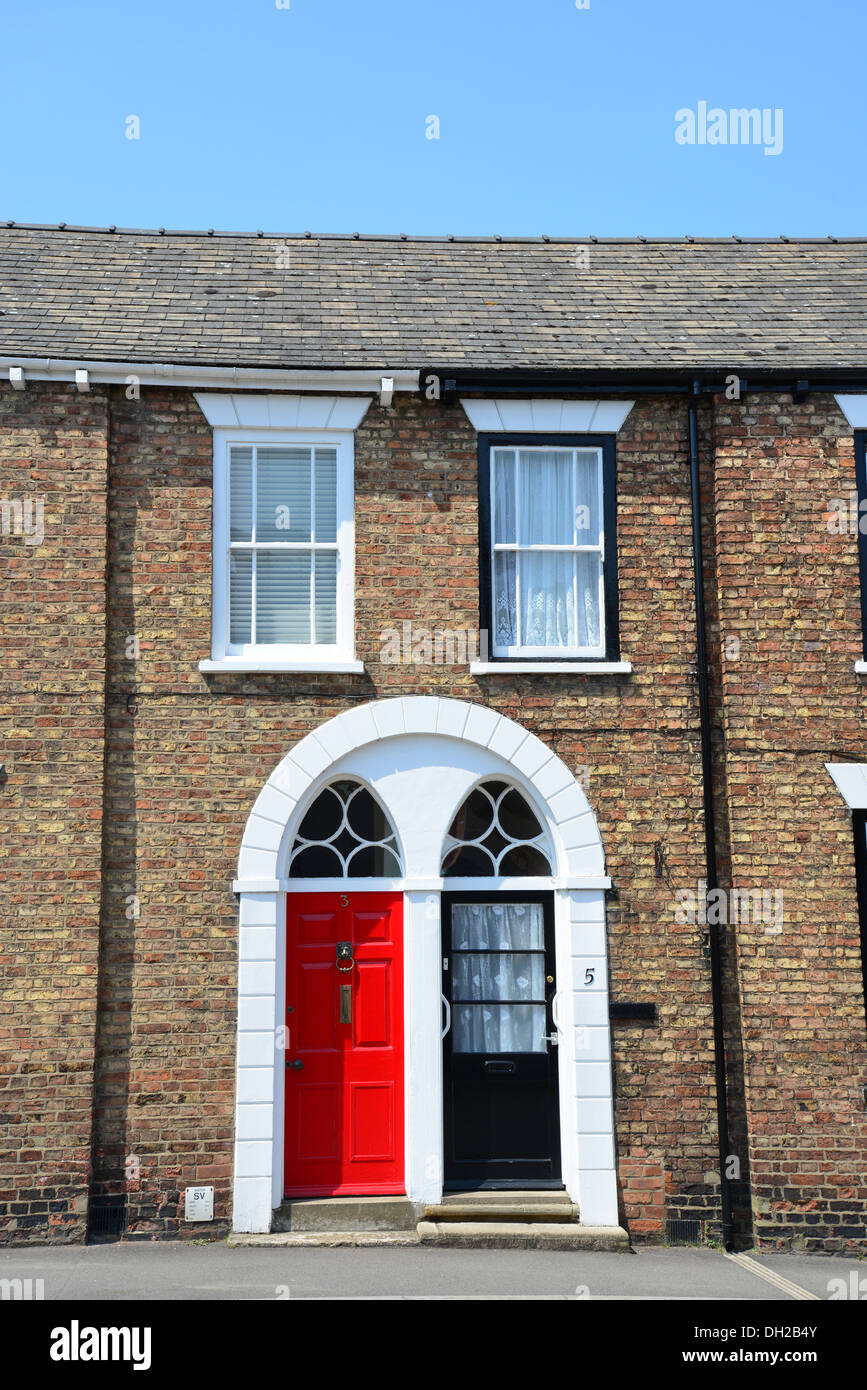 Terraced houses, Eastgate, Louth, Lincolnshire, England, United Kingdom