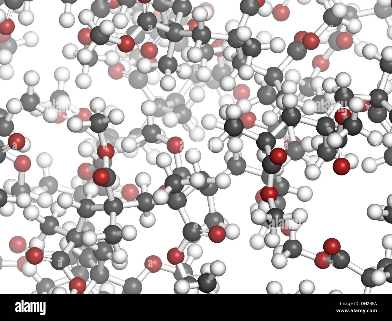Acrylic glass (pmma, poly(methyl methacrylate) ), chemical structure -  detail. Main component of acrylic paint (latex) and glass Stock Photo -  Alamy