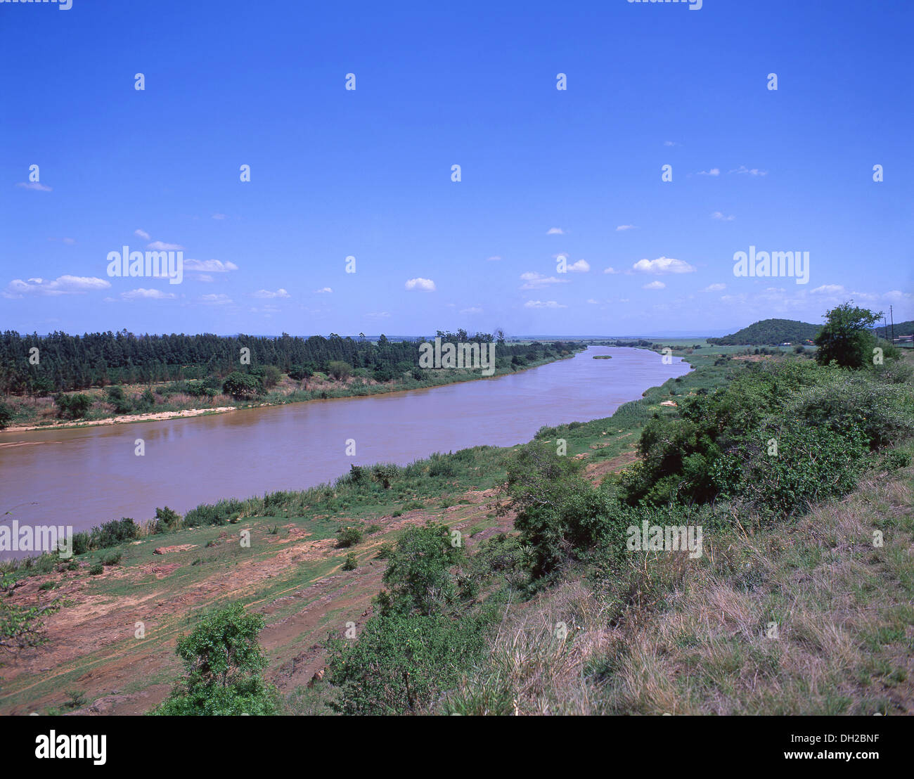 The Big Bend, Lusutfu River, Lubombo District, Eswatini (Swaziland) Stock Photo