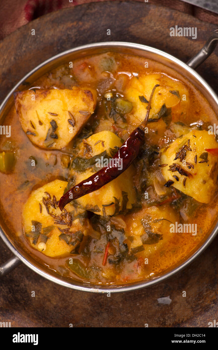 Indian Aloo Curry Stock Photo