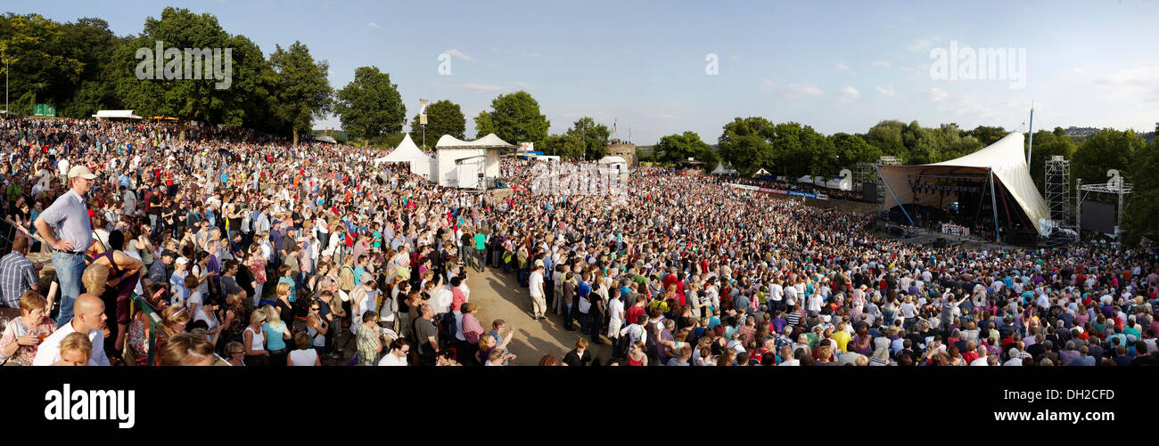 Loreley open-air stage, St. Goarshausen, Rhineland-Palatinate Stock Photo