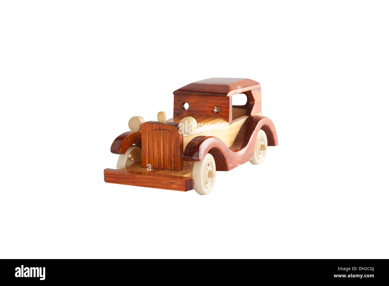 Wooden Replica of Classic Car Stock Photo - Alamy