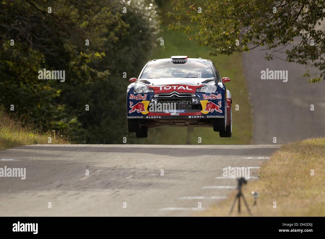 ADAC Rally Germany, special stage, Baumholder military training area, Sebastien Loeb, FRA, and co-driver Daniel Elena, MCO Stock Photo