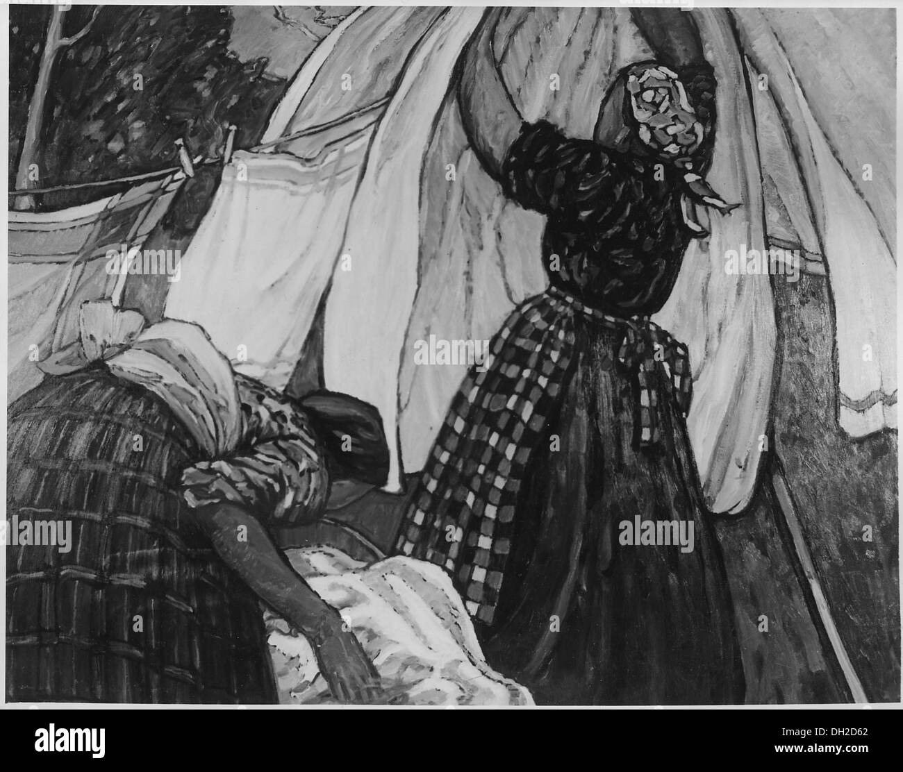 Domestic labor Black and White Stock Photos Images Alamy