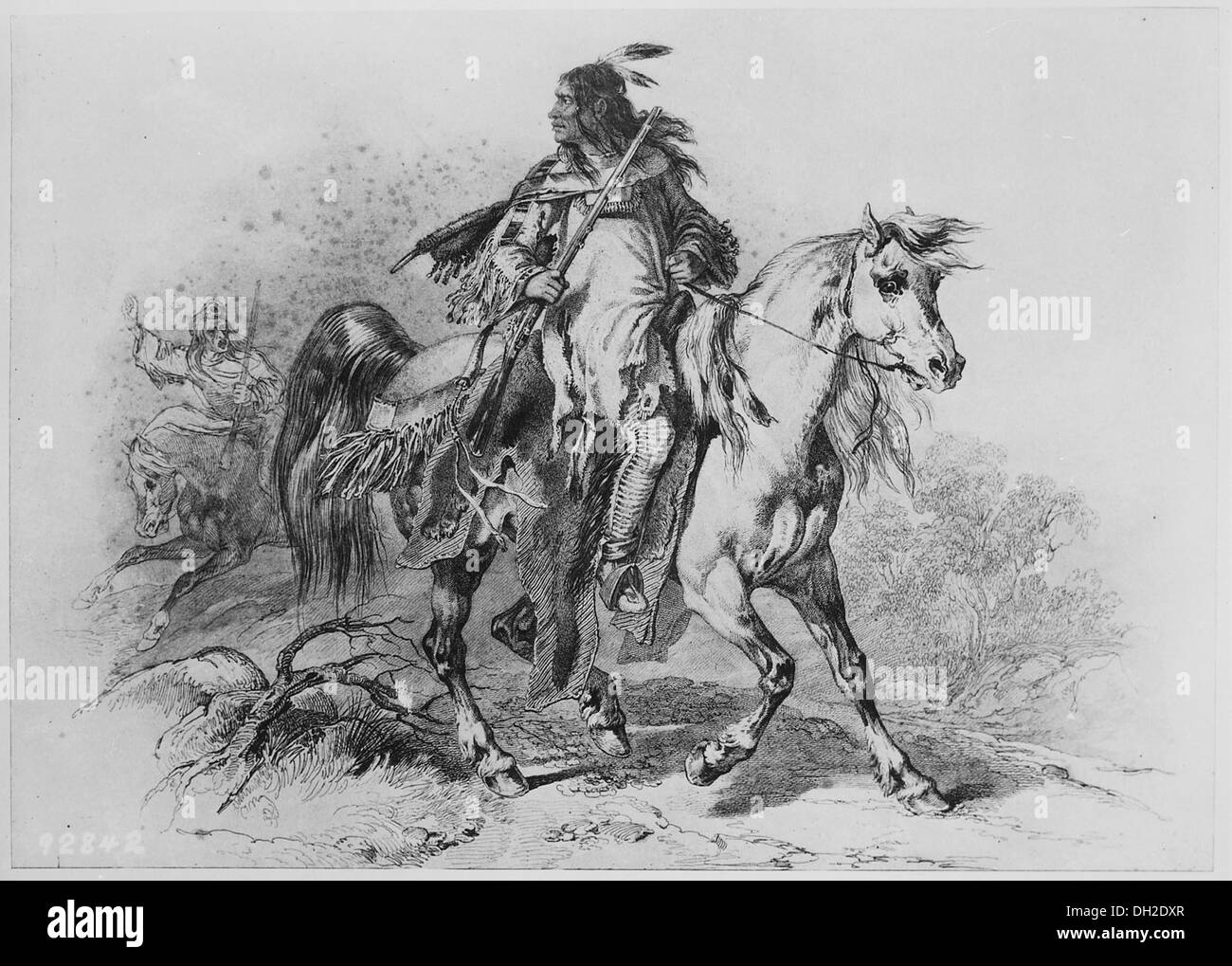Blackfoot warrior historical hi-res stock photography and images - Alamy