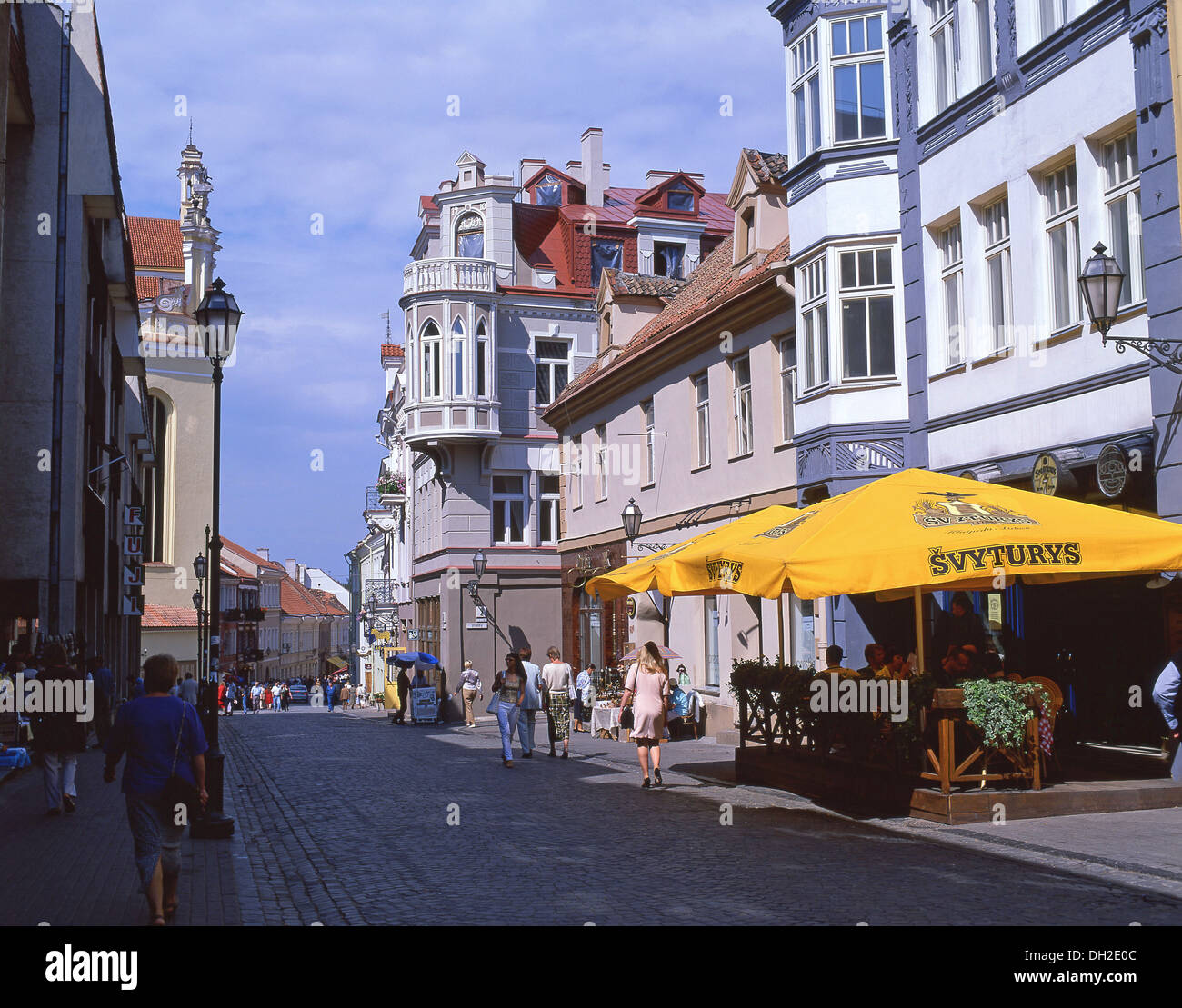 Pilies Gavtve, Old Town, Vilnius, Vilnius County, Republic of Lithuania Stock Photo
