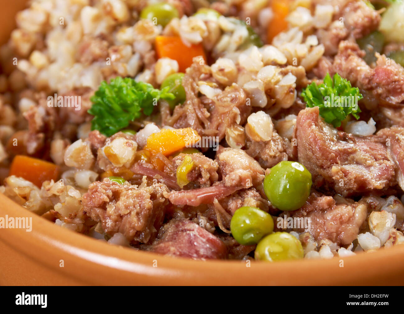 Russian Buckwheat porridge Stock Photo Alamy