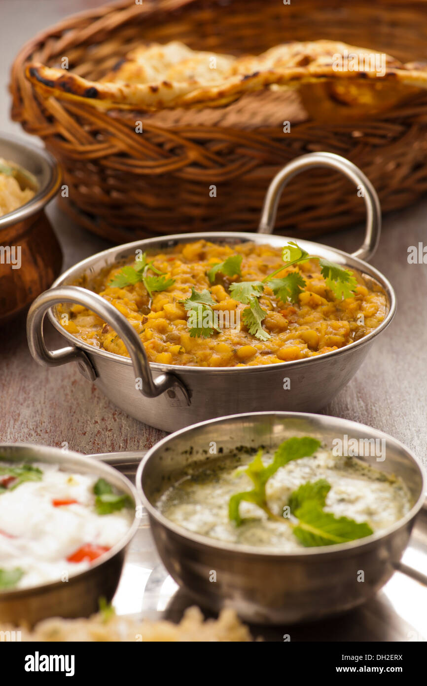Indian traditional food dal Stock Photo