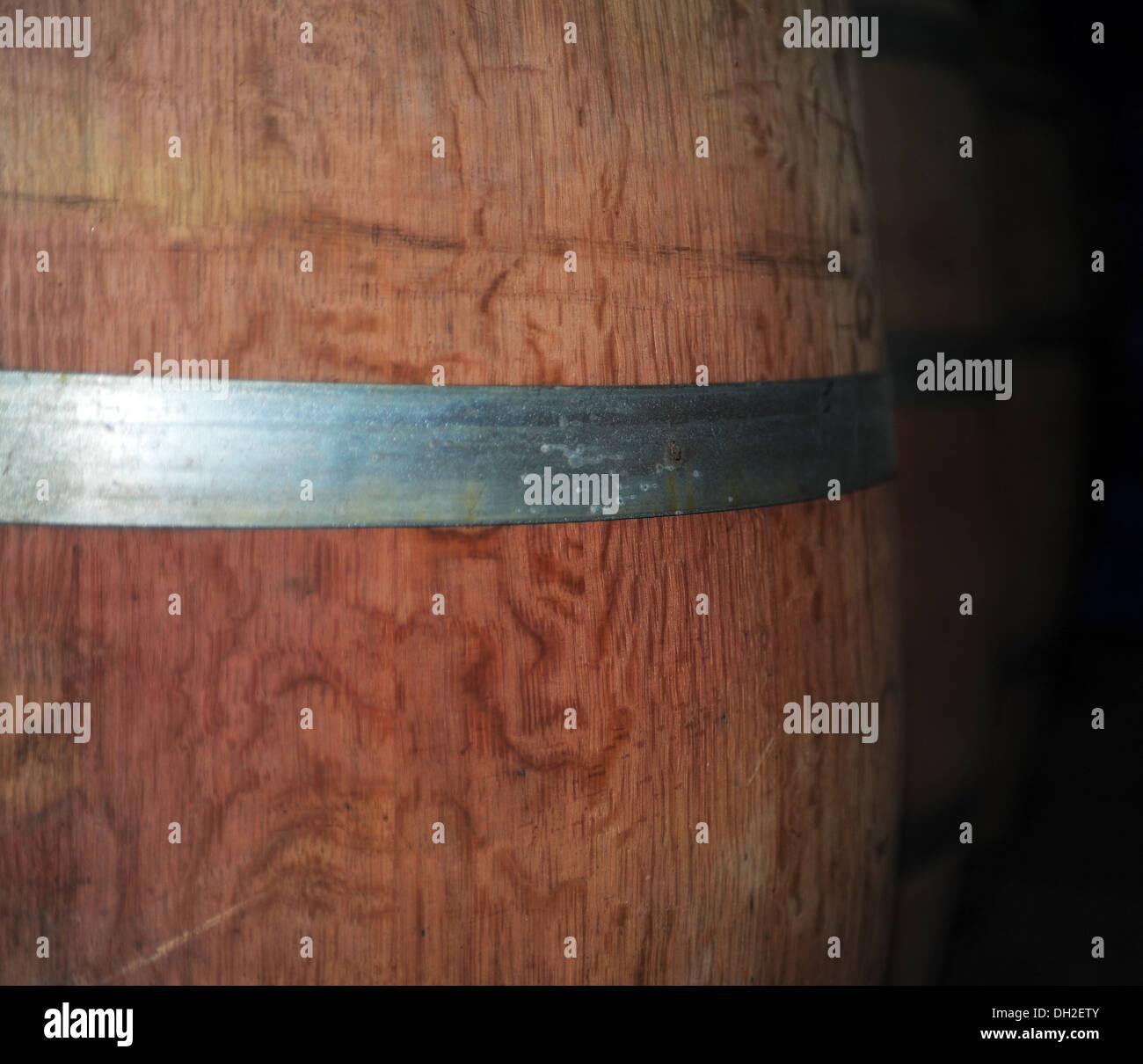 Wooden barrel cask for wine Stock Photo Alamy