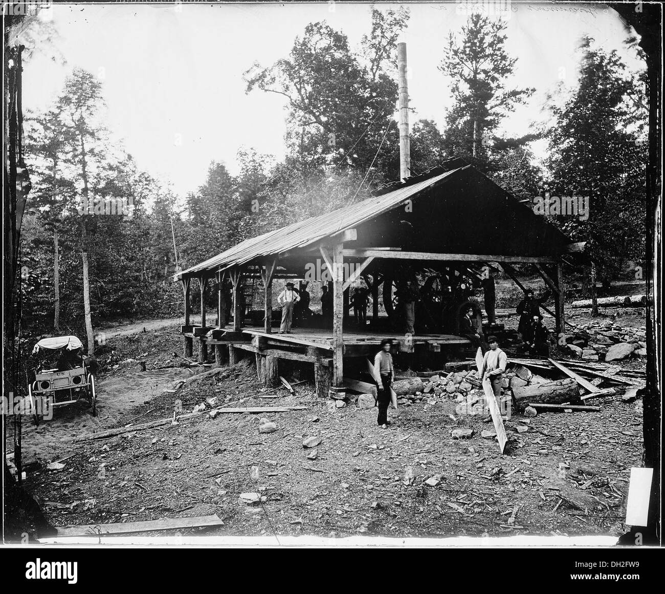 Government saw mill, Lookout Mountain, Tenn 528957 Stock Photo Alamy