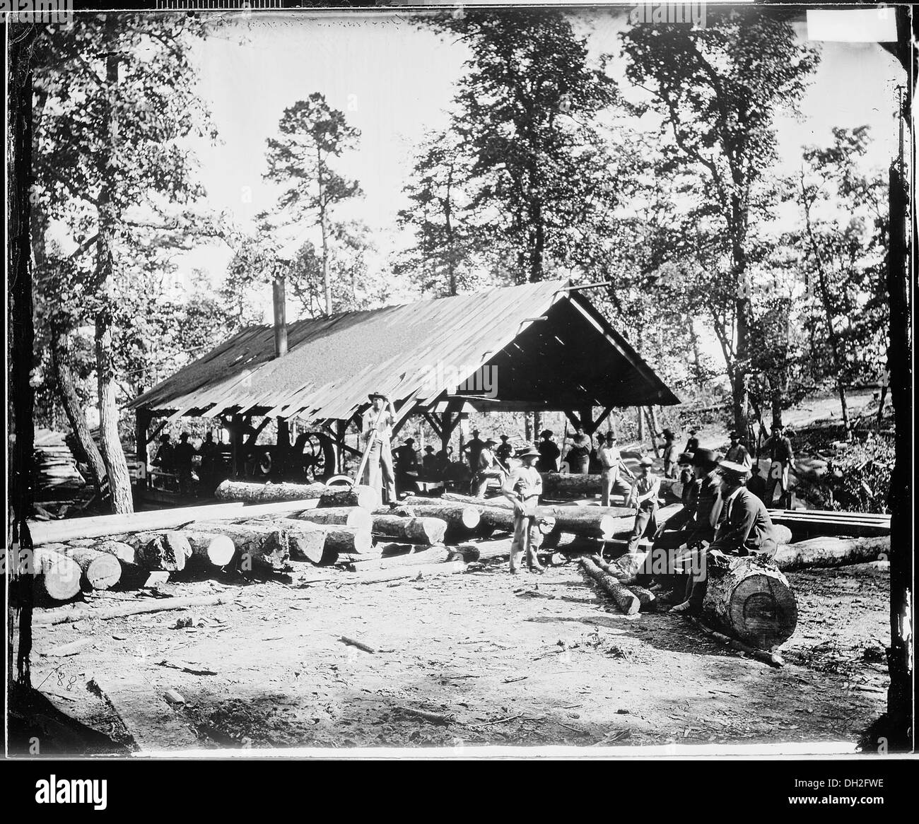 Government saw mill, Lookout Mountain, Tenn 528967 Stock Photo Alamy