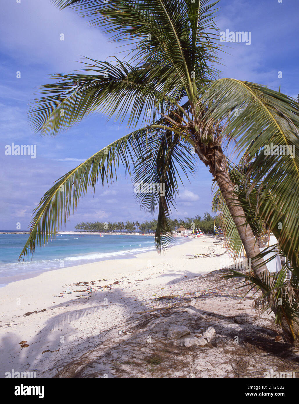 Cable Beach, Paradise Island, Nassau, New Providence, Bahamas Stock