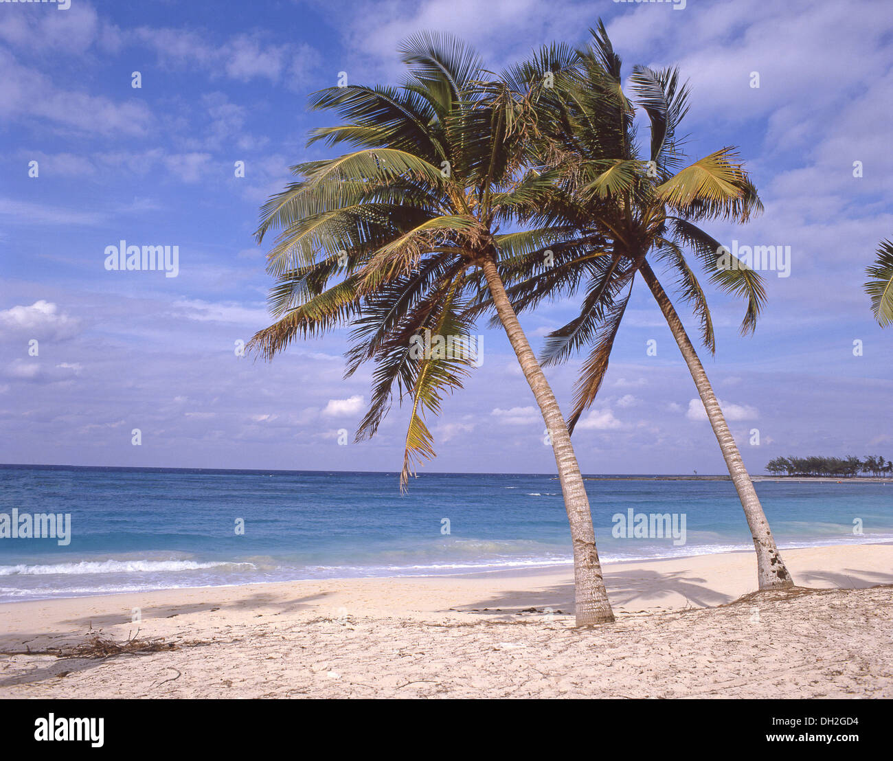 Cable Beach, Paradise Island, Nassau, New Providence, Bahamas Stock