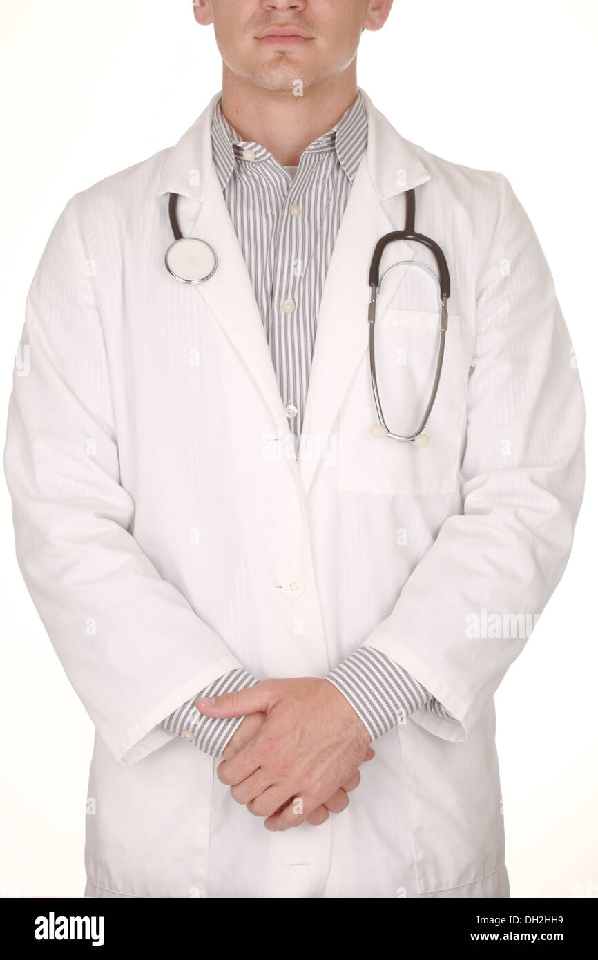 Doctor wearing stethoscope hi-res stock photography and images - Alamy