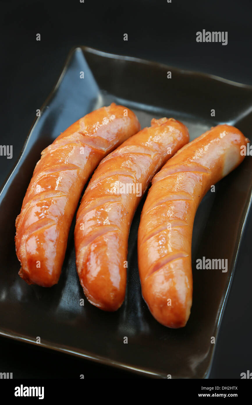 Frankfurter sausage Stock Photo
