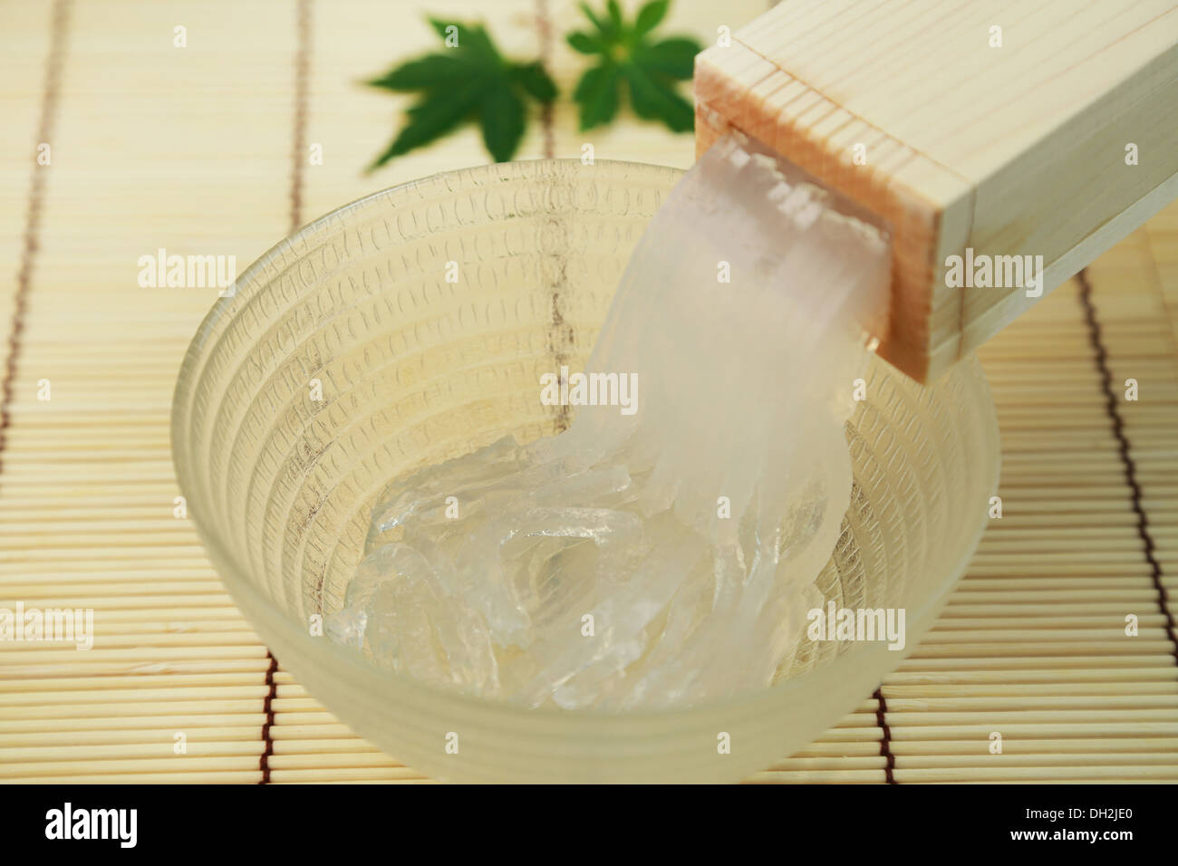 Tokoroten (Gelidium jelly) Stock Photo