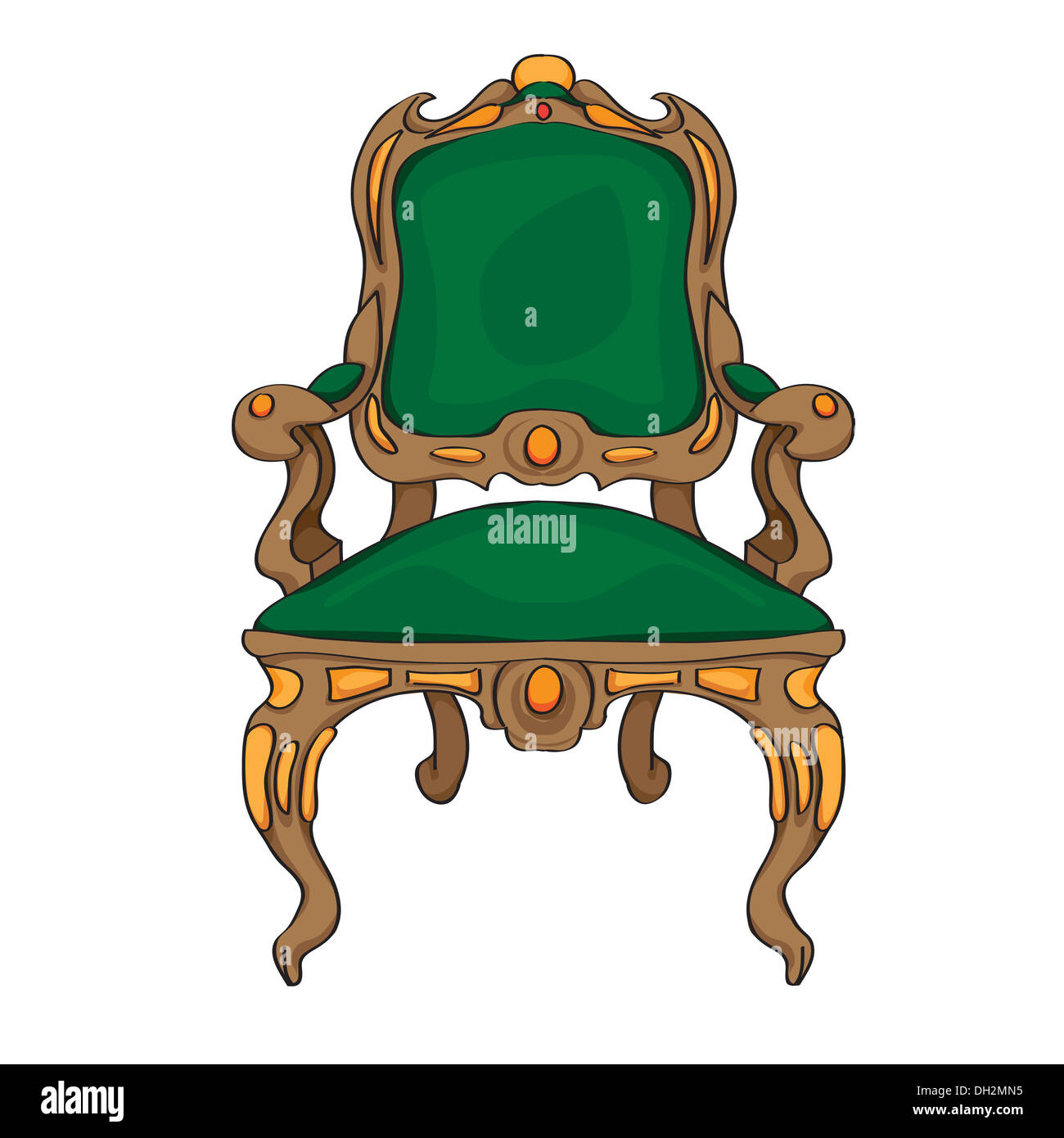 baroque chair Stock Photo