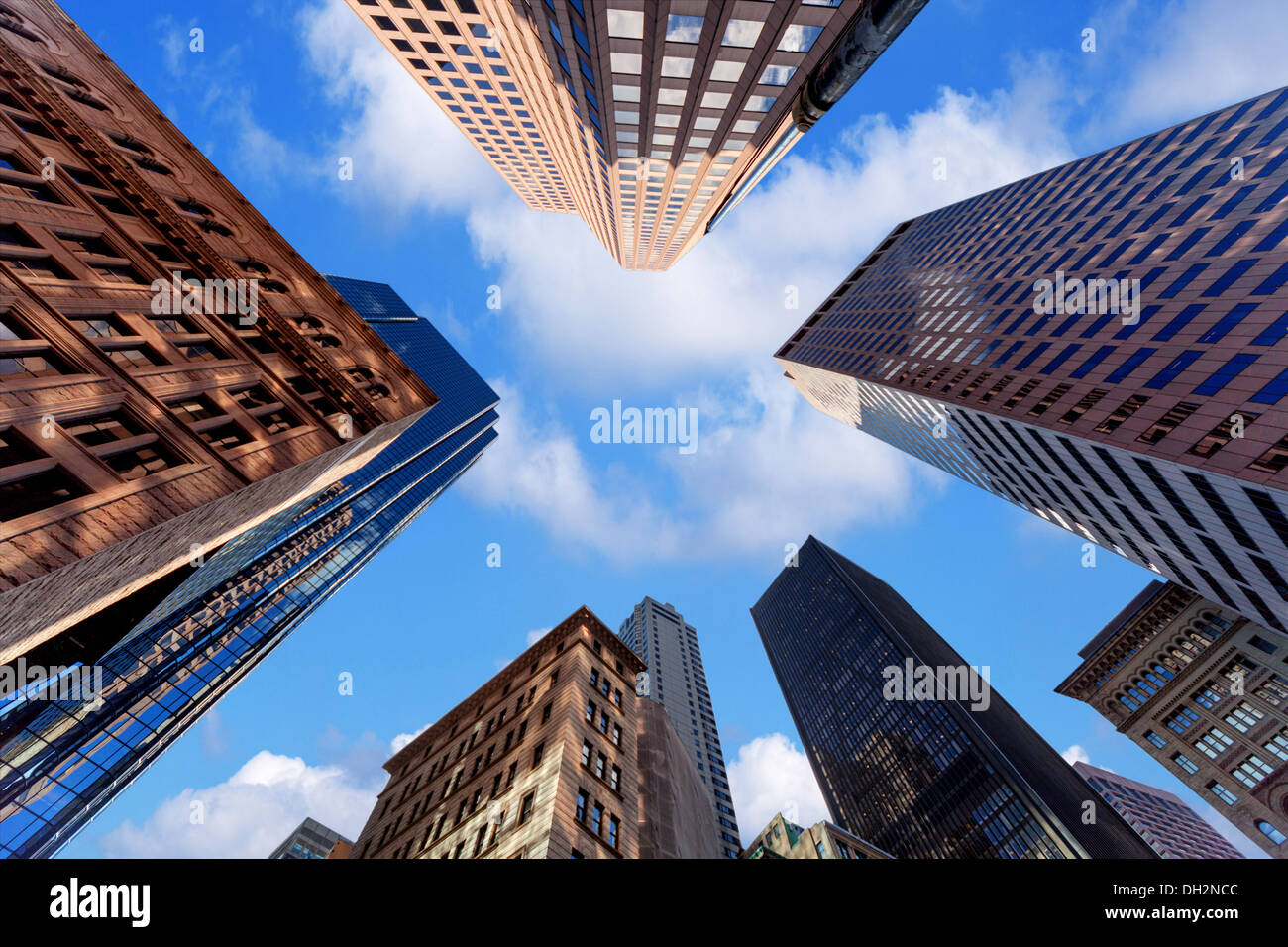Skyscrapers in downtown Stock Photo - Alamy