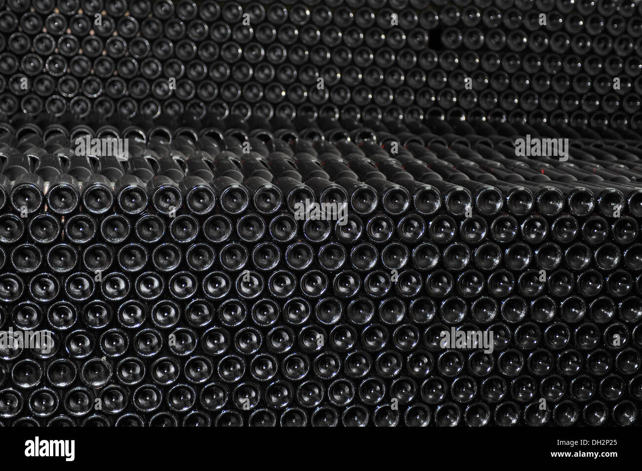 Old bottles of red wine Stock Photo Alamy