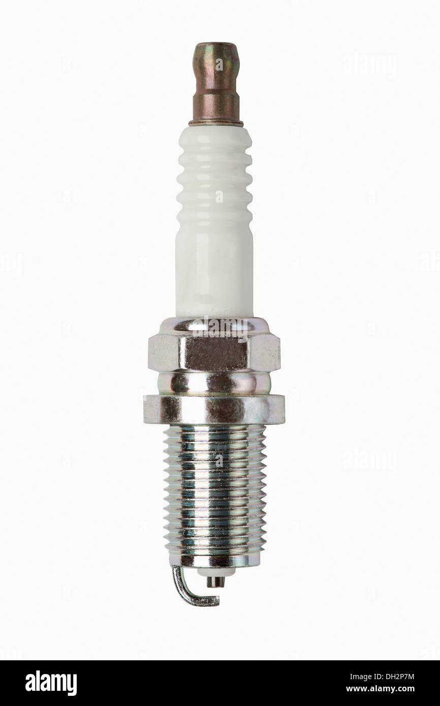 spark plug isolated on white background Stock Photo