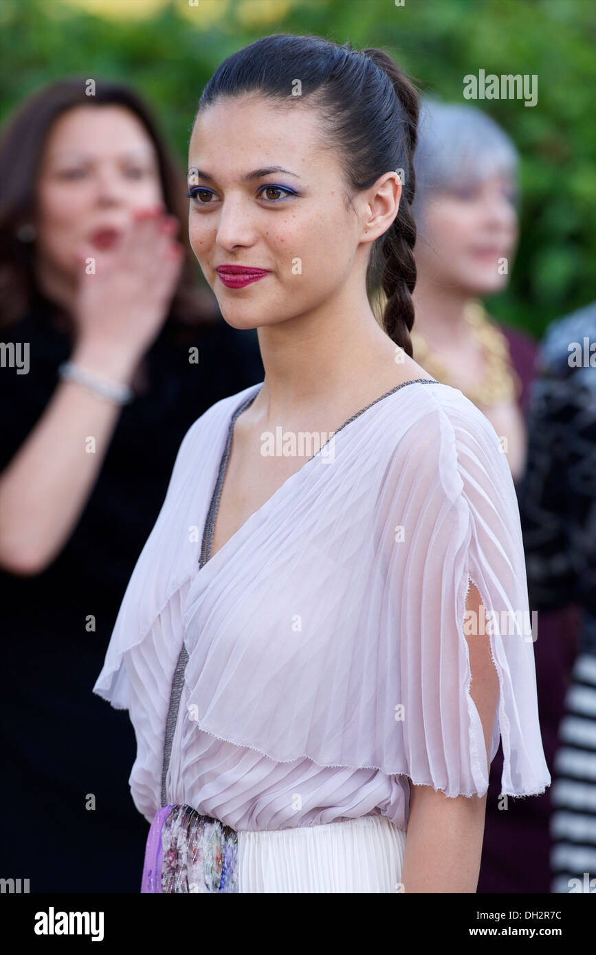 Actress Elisa Mouliaa (2013/06/20) Stock Photo