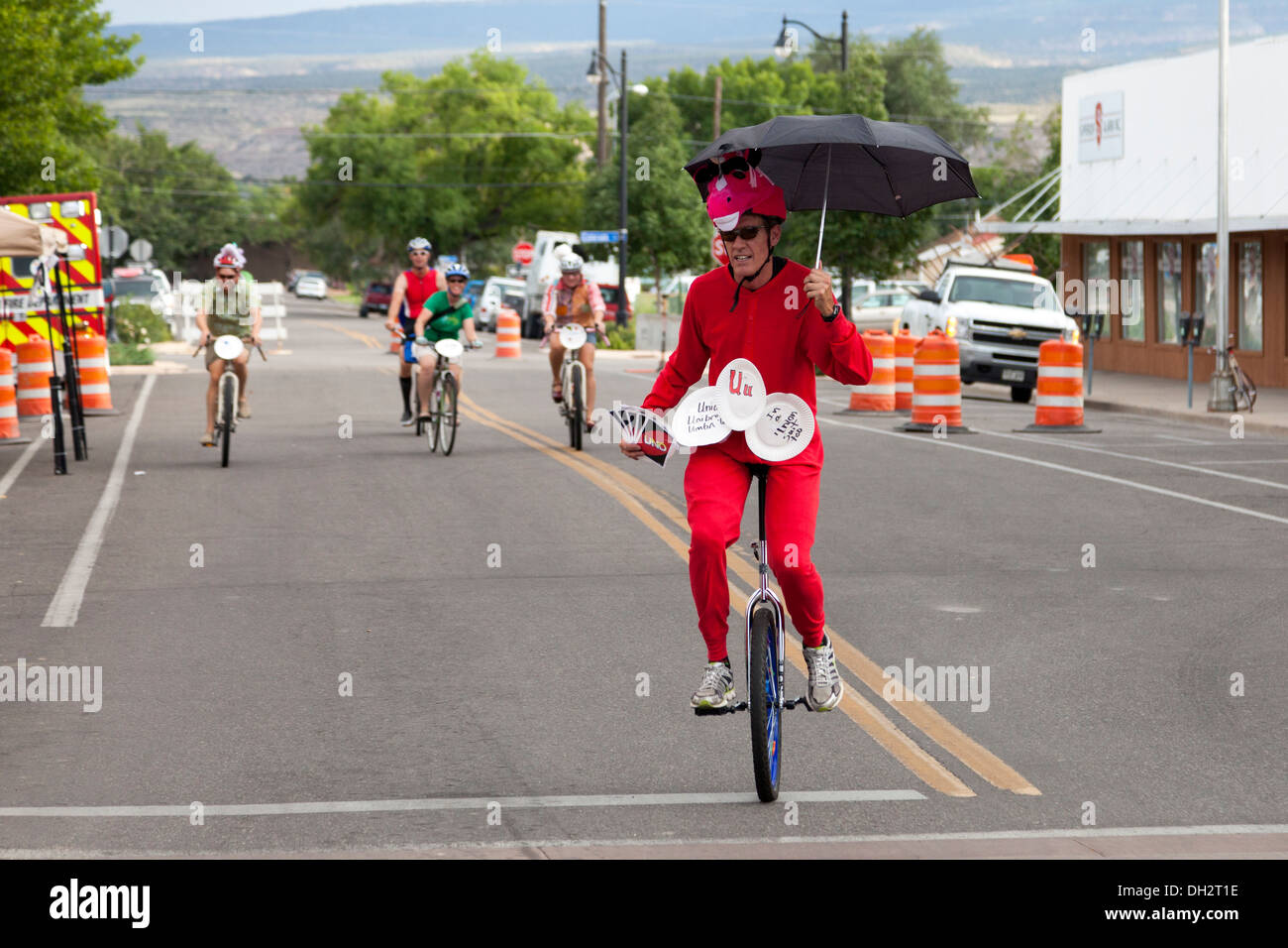 Fancy dress cycling race in hires stock photography and images Alamy